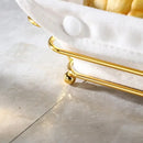 Golden Metal Wire Bread Baskets for Storage Pantry, Fruit Sorage Basket Container Durable Desktop Decoration Snack Box