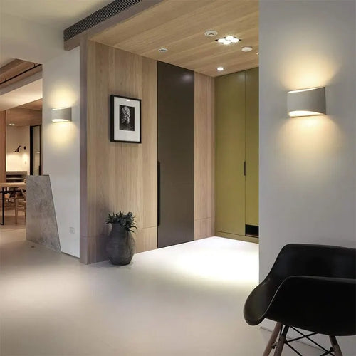applique murale led design moderne éclairage haut et bas