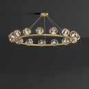 Art-déco-Deckenleuchte gold schwarz Design Kristall