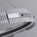 lustre minimaliste italien de luxe en verre éclairage intérieur à led