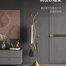 Floor Clothes Rack for Bedroom - Italian Style, Space Utilization Artifact, High-End Luxury Indoor Clothes Drying Rack