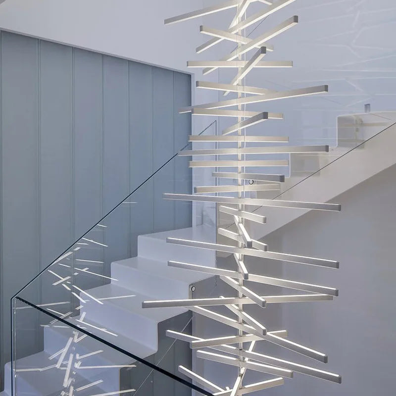 suspension nordique à leds pour décoration moderne intérieure - vue 4 sur 29