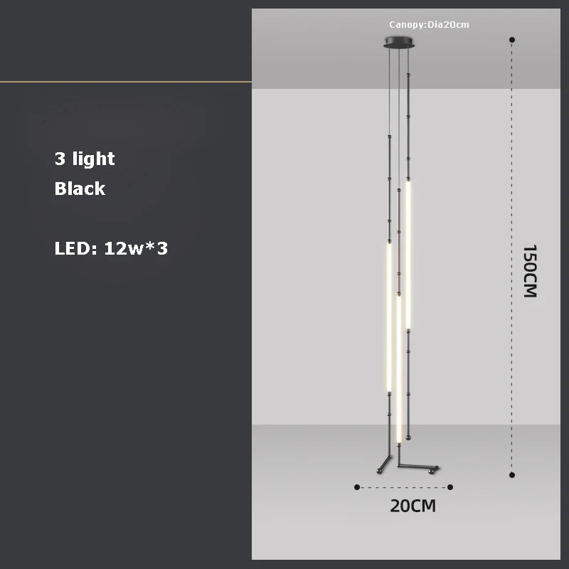 lustre en art déco design suspendu en led - vue 9 sur 16