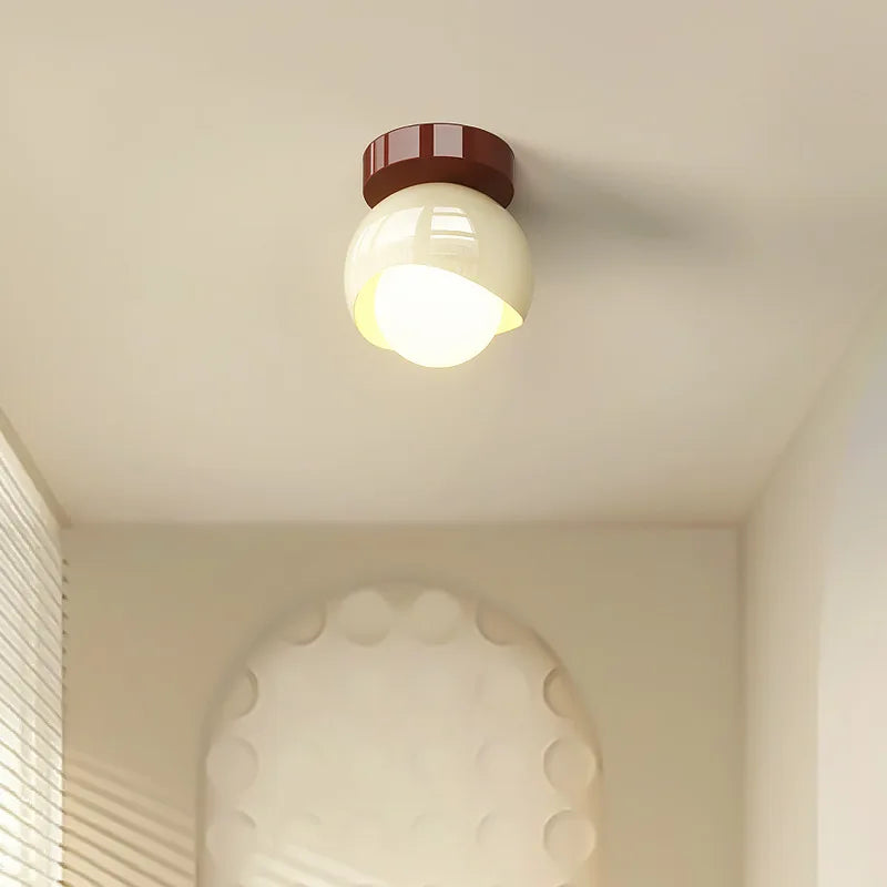 plafonnier de style français en forme de fleur pour intérieur élégant - vue 4 sur 10