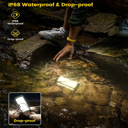 Wiederaufladbare Campinglaterne mit Powerbank und 106 LED - vue 5 sur 7