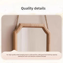 miroir vintage en bois massif miroir maquillage étanche mural antirouille
