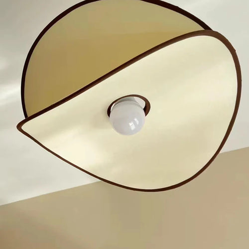 lustre led suspendu en tissu 	 style réglable