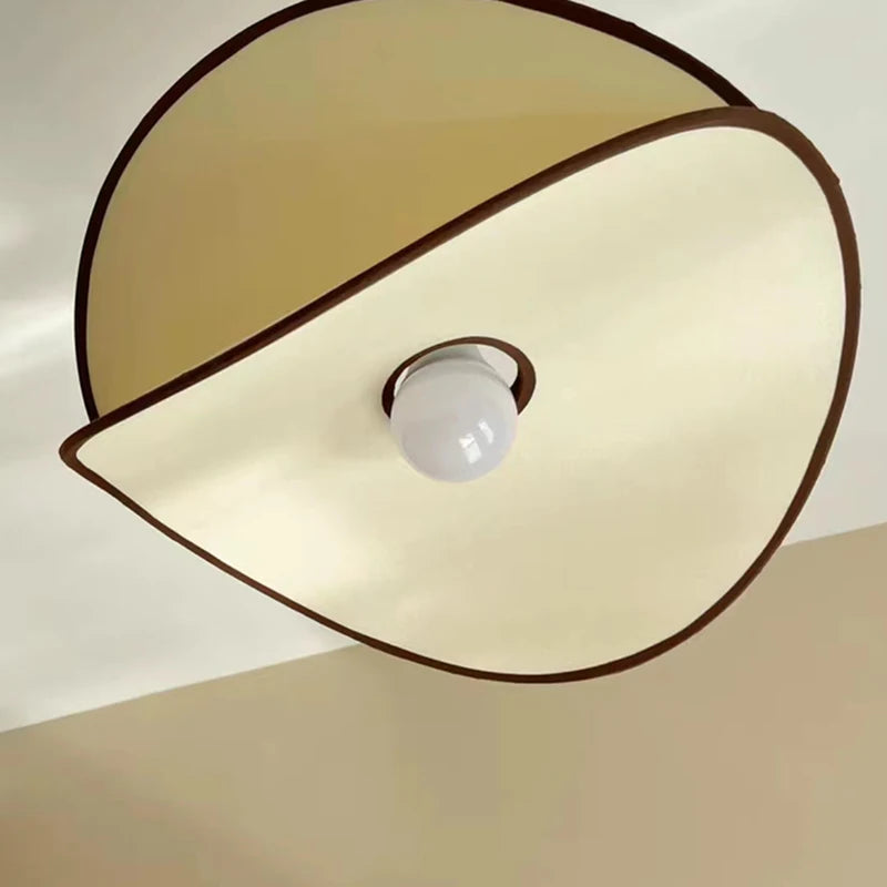 LED-Kronleuchter aus Stoff, höhenverstellbar, Art-Déco-Design - vue 5 sur 10