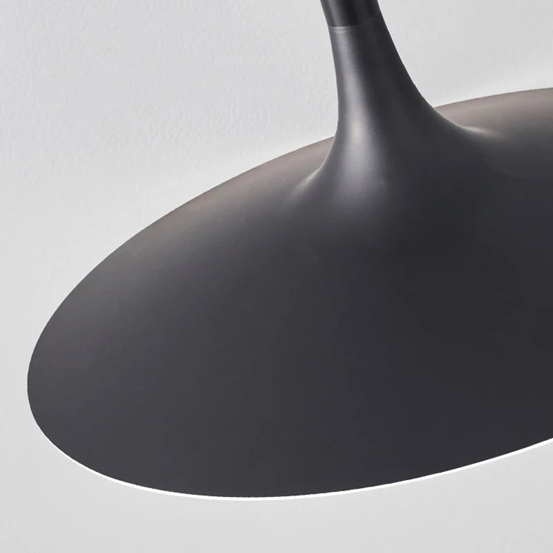 lustre moderne en forme de corne lumineuse led pour décoration intérieure - vue 5 sur 6