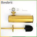 porte brosse de toilette mural en acier inoxydable pour nettoyage et rangement
