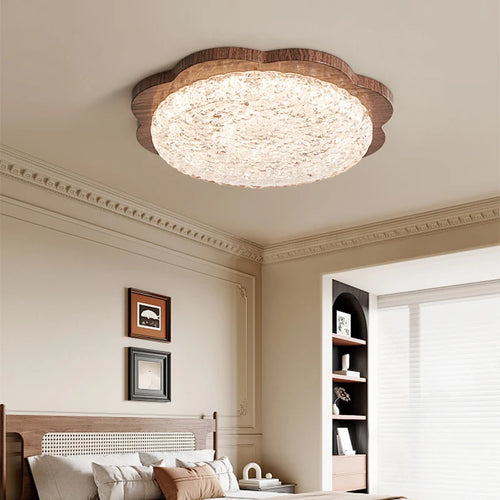 plafonnier rétro à spectre complet pour un éclairage doux