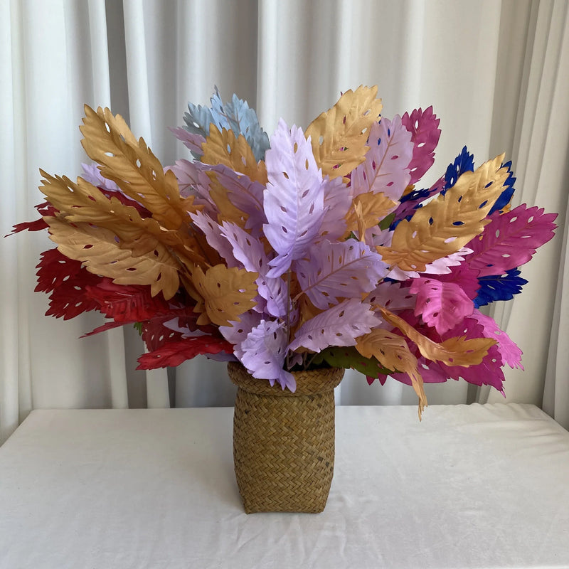plantes artificielles feuilles de soie pour décoration florale