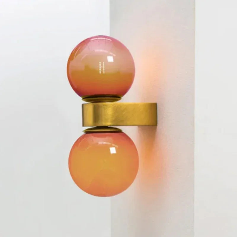 Moderne und schlichte Wandleuchte aus Glas - vue 9 sur 11