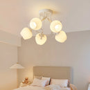 Romantische nordische Deckenleuchte mit floralem Design für elegantes Ambiente