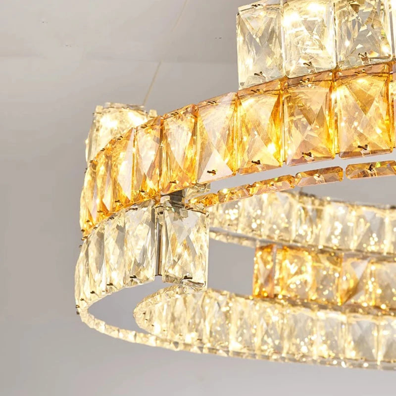 home decorationPendant lights, luxury crystal living room chandelier, dining room Pendant lamp, ceiling light, indoor lighting - vue 6 sur 6