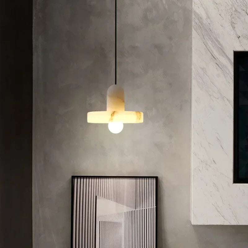 suspension en marbre naturel pour décoration intérieure moderne - vue 4 sur 7