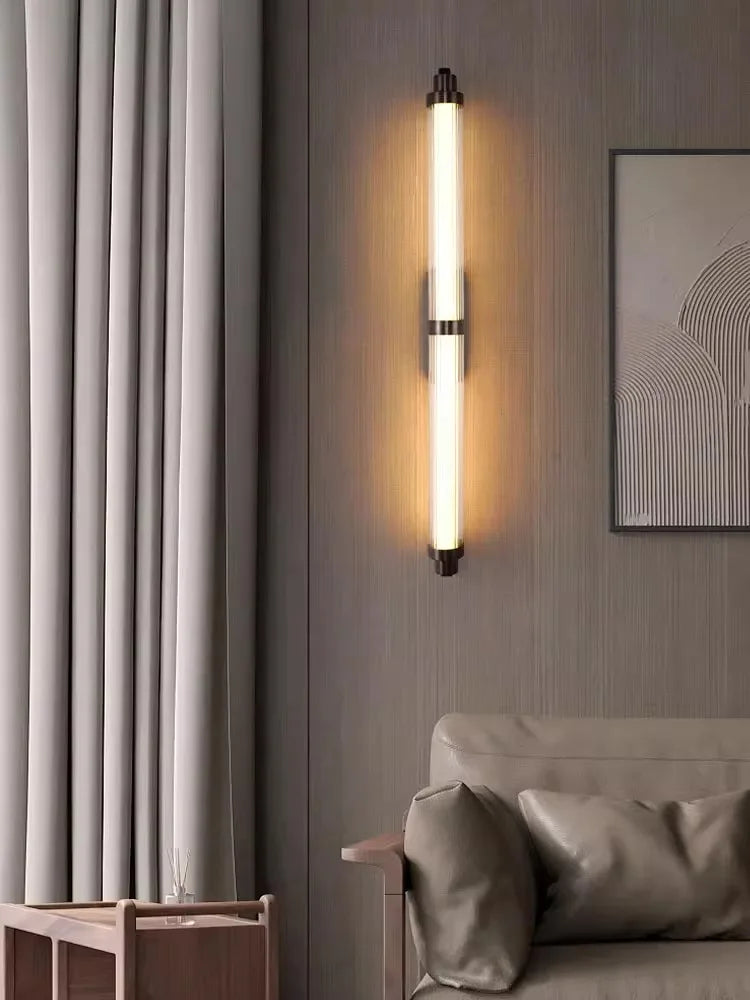 applique murale cylindrique à led moderne pour intérieur élégant - vue 5 sur 10