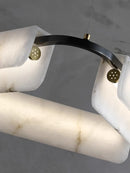 Kronleuchter aus echtem Marmor und Kupfer moderner Design-Leuchte
