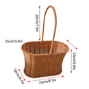 panier de pique-nique en osier pour rangement et courses