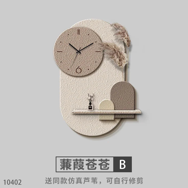horloge murale décorative en grès design sensoriel avancé - vue 8 sur 10