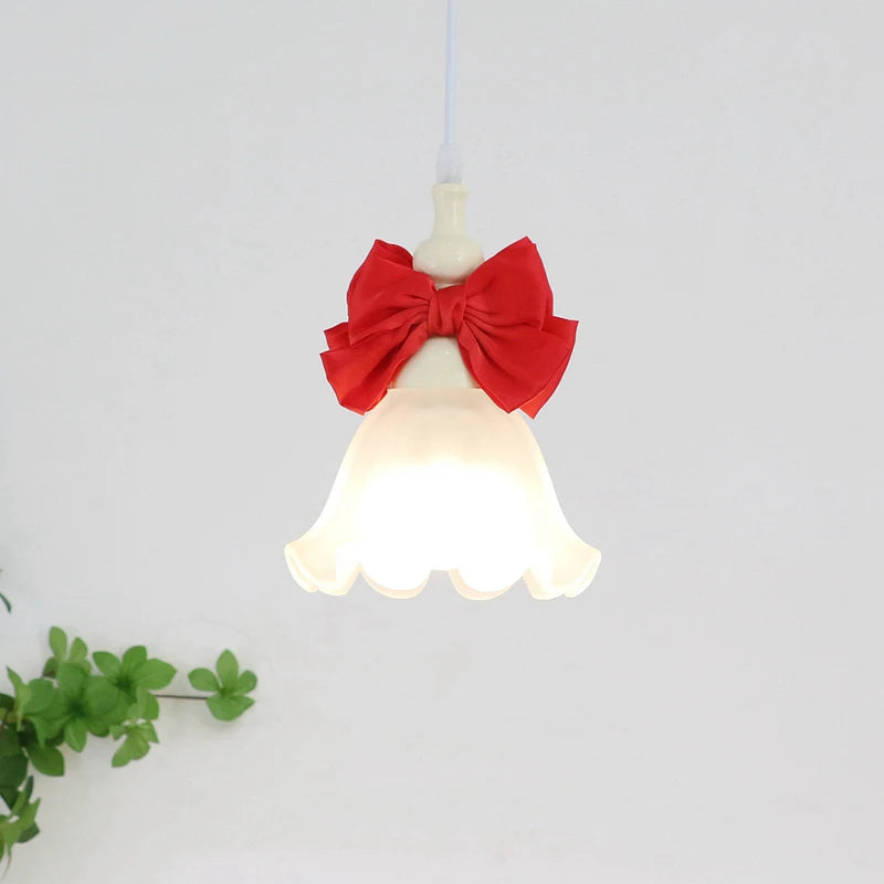 suspension romantiques pour enfants avec abat-jour en verre - vue 5 sur 16