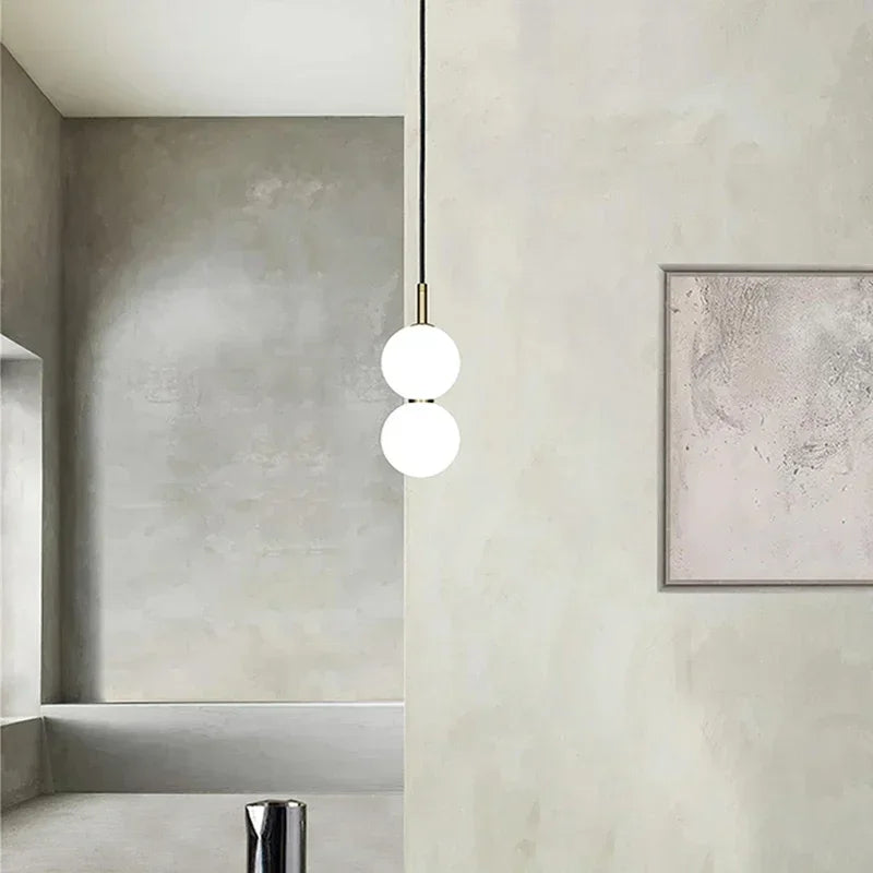 suspension post-moderne en verre pour décoration intérieure - vue 4 sur 15