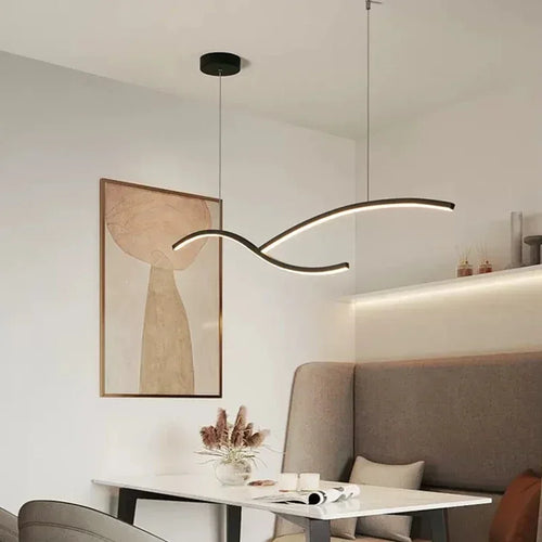 Acrylic-Pendelleuchte hyperbolisch modernes Design dekorativ - vue 3 sur 12