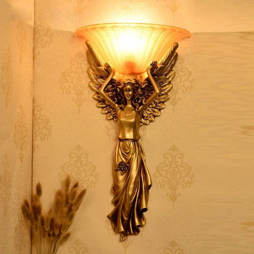 Wandleuchte Angel Retro Dekorative Lampe für modernes Interieur - vue 3 sur 6