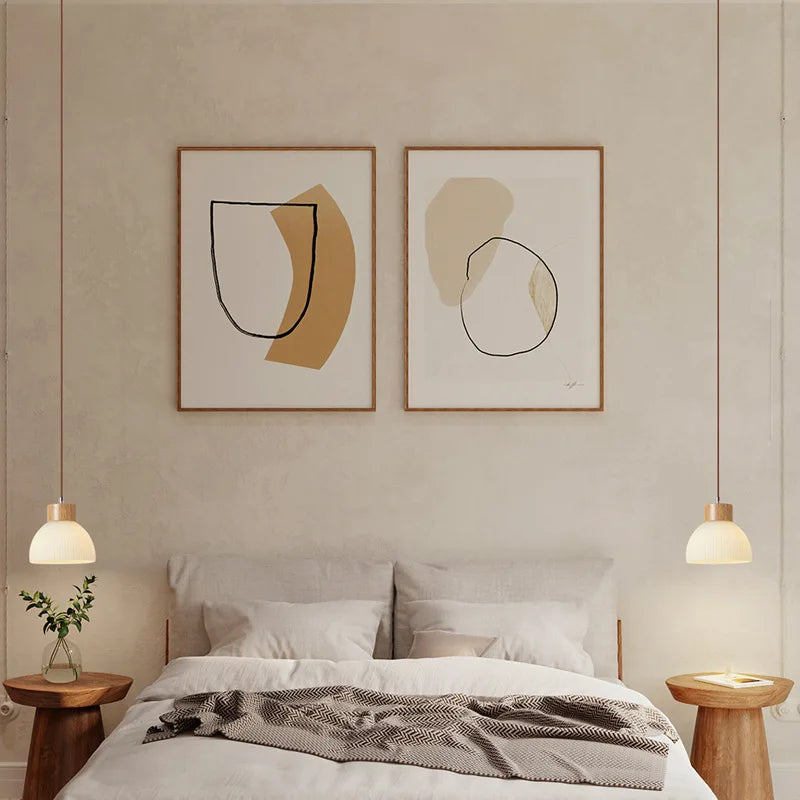 Moderne Pendelleuchte mit Glasschirm für Kücheninsel - vue 4 sur 11