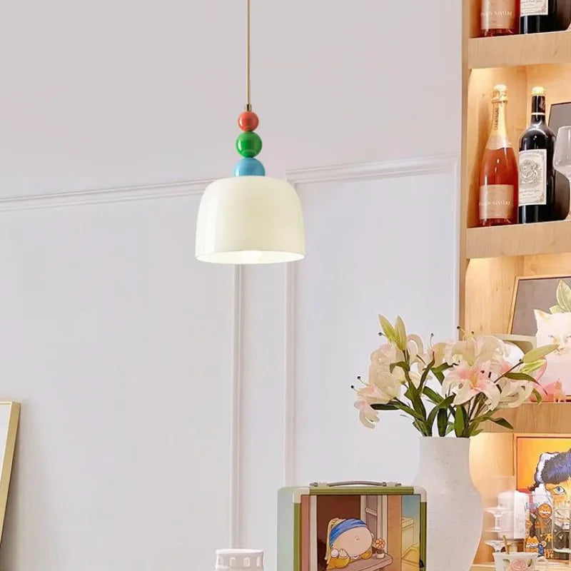 lustre créatif en verre pour une décoration nordique élégante - vue 5 sur 8