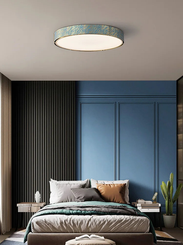 lustre en cristal cuivre postmoderne avec led dimmable - vue 6 sur 21
