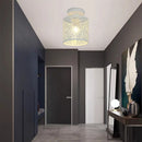 Moderne Pendelleuchte aus Eisen im Retro-Stil mit Metallgitter