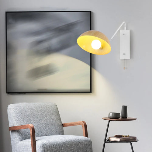 Retro-nordische Wandleuchte mit langem Arm und modernem LED-Design - vue 6 sur 10