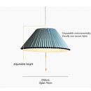 Modern blue fabric pendant light, living room, dining room, ceiling hanging lamp, pendant light