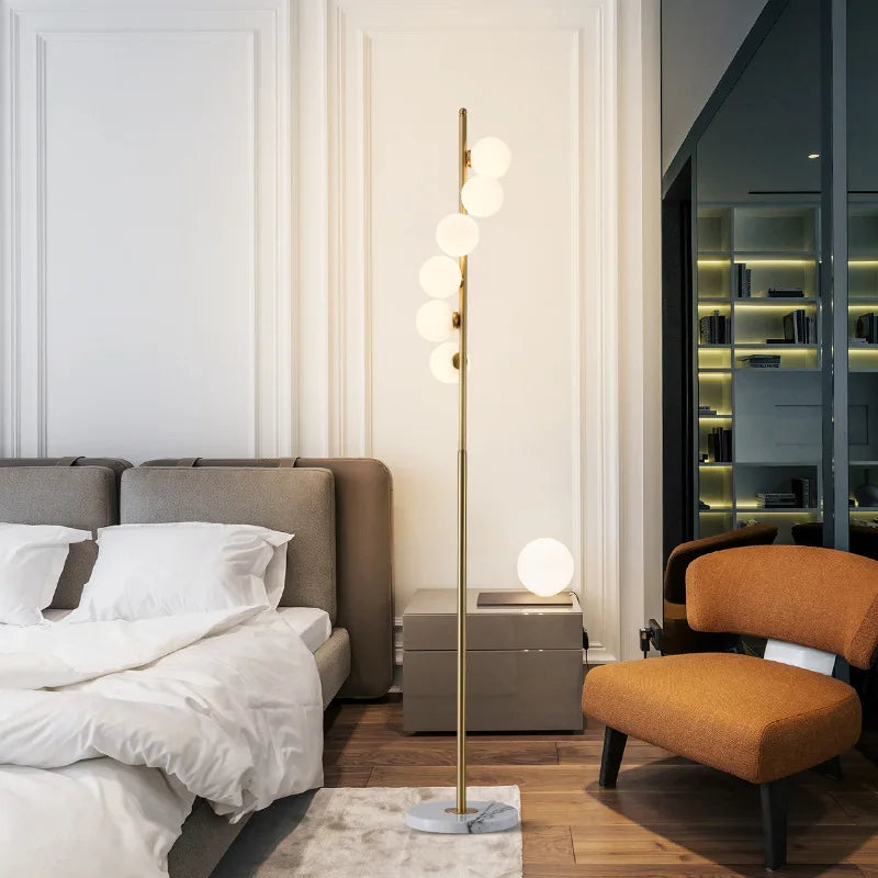 lampe à poser en verre spirale pour décoration intérieure - vue 5 sur 6