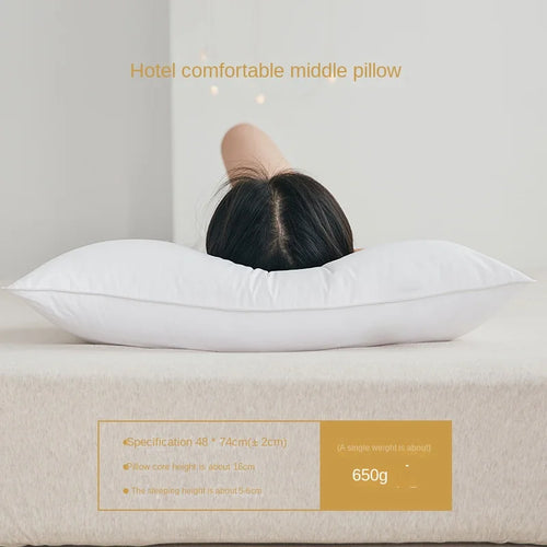 Hotel Collection Bed Pillows for Sleeping King Size Soft, CoolingLuxury Gel Pillow for Back Stomach or Side Sleeper 48X74cm 1PC - vue 8 sur 9