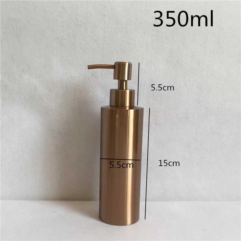 distributeur de savon liquide en acier inoxydable pour salle de bain - vue 6 sur 7