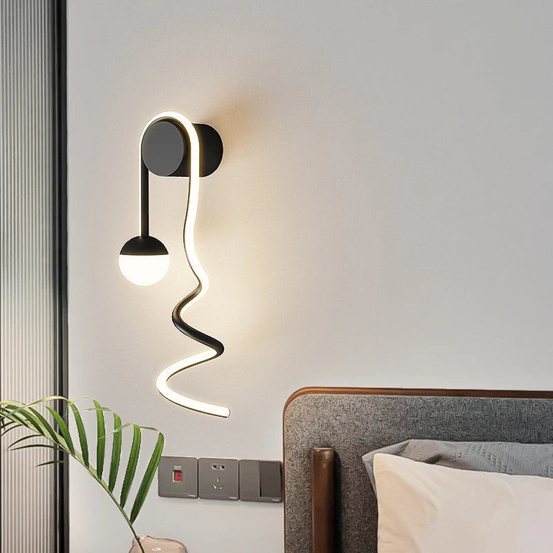 applique murale led décorative idéale pour fond de télévision - vue 5 sur 12