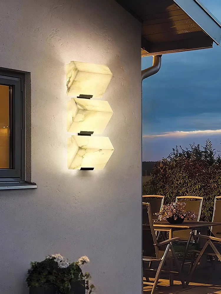 applique murale led étanche pour intérieur et extérieur géométrique - vue 11 sur 12