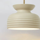 Nordischer Minimalistischer LED-Kronleuchter im Creme-Stil für Restaurants