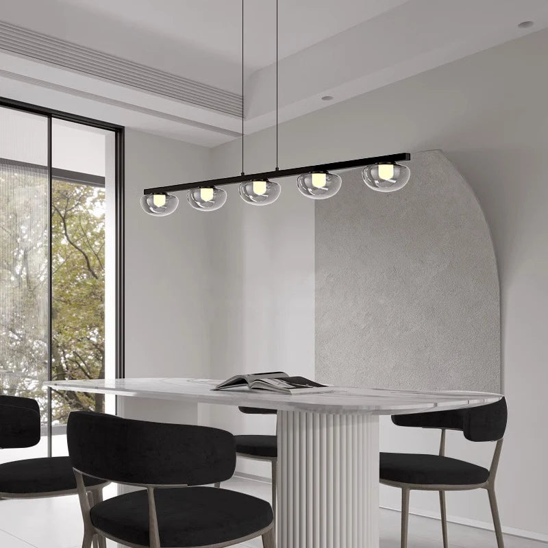 lustre nordique lampes suspendues éclairage intérieur - vue 6 sur 11