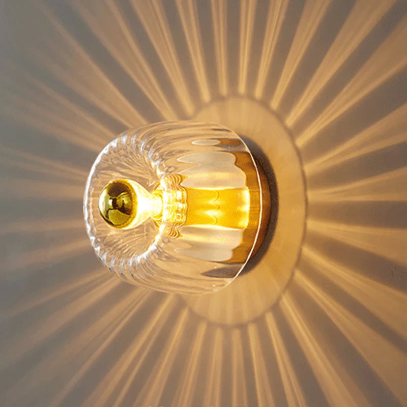 applique murale en verre pour décoration intérieure moderne - vue 2 sur 8
