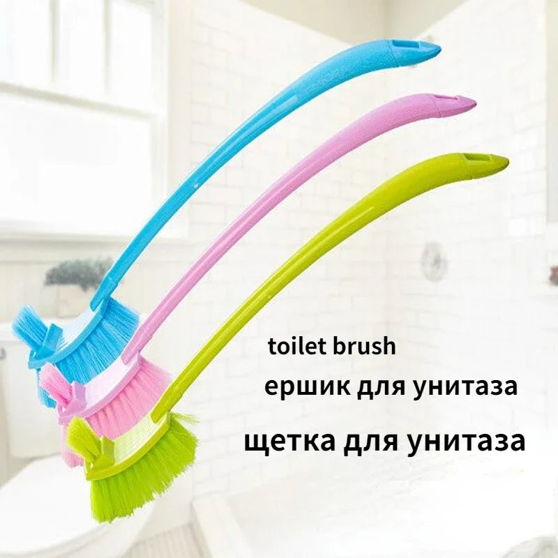 brosse de nettoyage en plastique à long manche pour coins difficiles - vue 3 sur 8