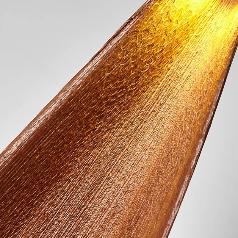 lustre japonais wabi-sabi art rétro pour décoration intérieure - vue 7 sur 8