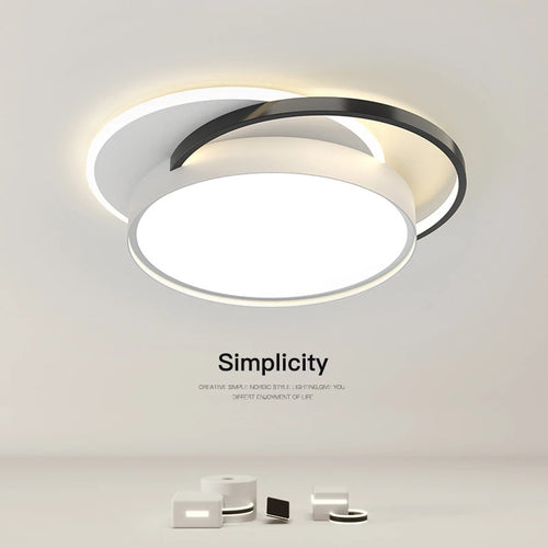 LED-Deckenleuchte Einbaulampe Modernes Minimalistisches Design Runde Kombination