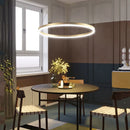 Nordische LED-Pendelleuchten mit rundem Ring, minimalistisch
