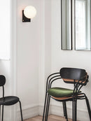 applique murale minimaliste en acier inoxydable pour intérieur moderne