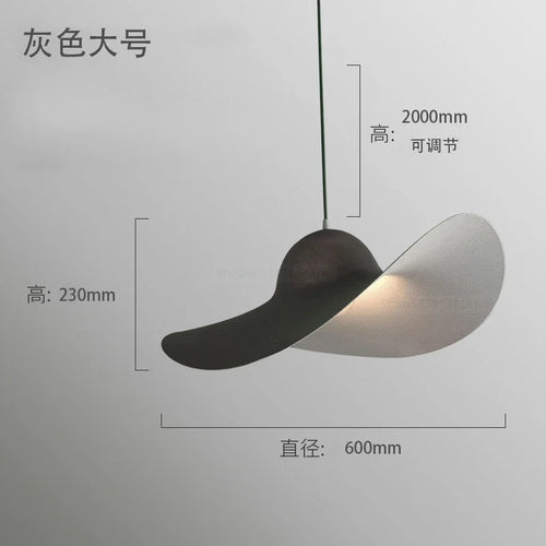 Moderne italienische Pendelleuchte mit LED-Licht für den Innenbereich