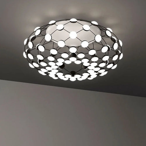 Lustre Designer italien Led nordique noir blanc salle à manger filet de pêche