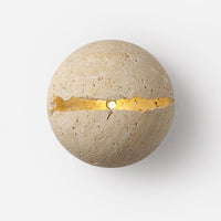 Applique murale boule Wabi Sabi naturel jaune grotte pierre salon couloir escalier chez l'habitant hôtel Led décoration chaude